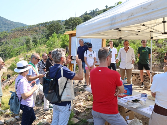 L’inaugurazione del “Bosco dalla cenere” 